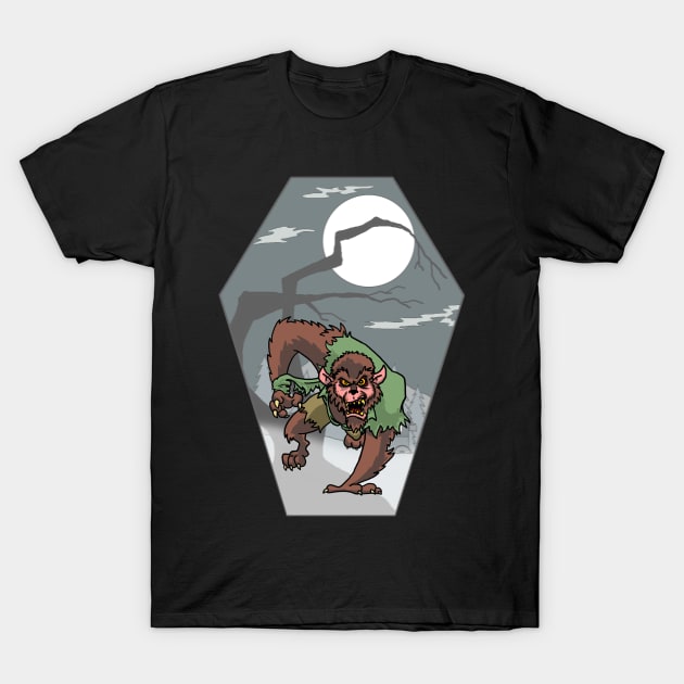 Wolfman T-Shirt by Tom Krohne